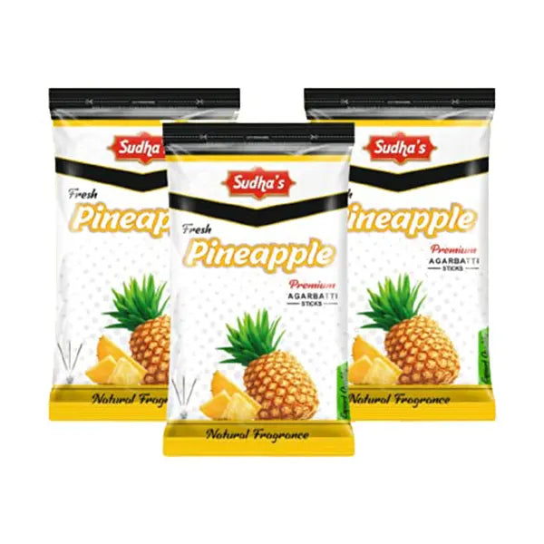 Sudha Pineapple Premium Incense Sticks (330 Sticks)-1